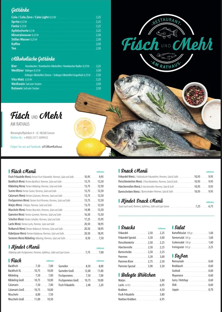 Fisch und Mehr am Rathaus menu 2